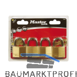 MASTER LOCK Vorhangschloss 140 EURQ Messing, Breite 40 mm, gleichsperrend SB-4