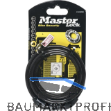 MASTER LOCK Spiral-Kabelschloss 8143 EURDPRO mit Zahlenkombination 1200 mm SB