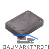 ROTO Unterlegplatte 53 x 66 x 10 aus Kunststoff braun