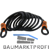 BURG-W�CHTER Sicherheitskabel/Spiralkabel mit �sen 750, L�nge 2,5 Meter