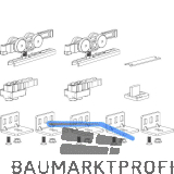 TERNO Beschlagset Hide Basic Standard Holz 80 kg ohne Laufschiene