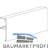 TERNO Clipblende 1480 breit f�r Holz L=3000 mm auf Ma� silber