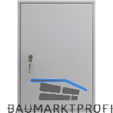 BURG-W�CHTER Schl�sselschrank PZ 6850, mit 200 Haken, Stahl lichtgrau