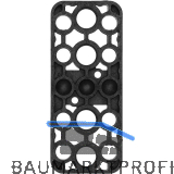 GV Unterlegplatte, 120 x 50 x10 mm, Kunststoff, schwarz