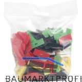 GV Beutel Unterlegplatte 60x40mm, 300 Stk. sortiert