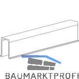 TERNO Diva Fluid Bodenf�hrungsschiene 121 L=3000 mm grau