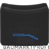 BURG-W�CHTER Abdeckkappe Vorhangschloss B=40 mm Schwarz