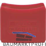 BURG-W�CHTER Abdeckkappe Vorhangschloss B=40 mm Rot