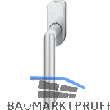 FSB Fenstergriff 34 1016 abschlie�bar ovale Rosette, Edelstahl matt