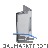 Duscht�rband Bella, 90� Glas-Wand, m. Langloch, nach innen, verchromt poliert