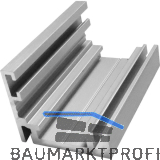Basisprofil 41AL-Frame-D Edelstahl-Effekt