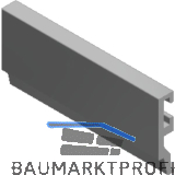 Clipprofil AL-Clip-D schwarz matt eloxiert