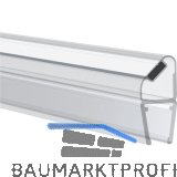 REHAU Magnetprofil 180� f�r 6 - 8mm, mit Anschlag, 2500mm,Kunststoff transparent