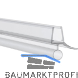 REHAU Wasserabweisprofil mit Streifdichtung 6-8mm,2010mm,Kunststoff transparent