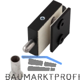 DORMA-Glas Feststellriegel 12.318 mit Bodenbuchse f�r 8-10mmGlas, schwarz matt