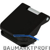 DORMA-Glas T�rband Fl�gelteil Junior Office 11.360, 48,5 mm, Alu schwarz RAL9005