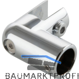 Glashalter f�r Stabilisationsstange SBA, 45 x 43 mm, Messing verchromt poliert