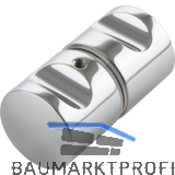 Duscht�rknopf KN-K4AL, 32 x 30 mm, Aluminium verchromt poliert