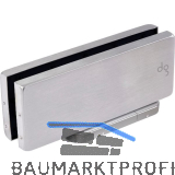 DORMA-Glas Unterer Eckbeschlag Universal MotionNG33, Edelstahl