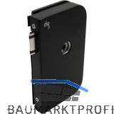 Schloss JUNIOR OFFICE unversperrbar, rechts, schwarz matt RAL 9005 (11.265)