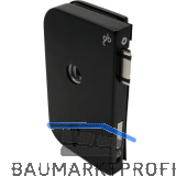 Schloss JUNIOR OFFICE PZ mit Wechsel, links, schwarz matt RAL 9005 (11.260)