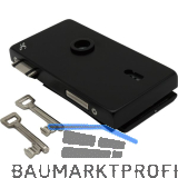 Schloss JUNIOR OFFICE CLASSIC BB m.2 Schl�sseln,rechts, schwarz matt (11.283)