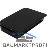 Gegenkasten Junior Office 11.207, rechts, Aluminium schwarz matt RAL 9005