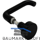 DORMA-Glas Wechselgarnitur 10.316 o. Rosetten, m. Wechselstift, schwarz matt