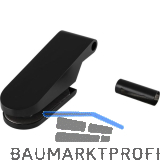 DORMA-Glas T�rband Fl�gelteil Studio Rondo 10.230, Glas 8 mm, schwarz matt