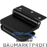 DORMA-Glas T�rband m. Rahmenteil Junior Office 12.090, Glas 8-10 mm,schwarz matt