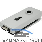 Schloss Studio 1121 PZ mit Wechsel, Glas 8 mm, Alu silber eloxiert (10.148)