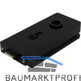 Schloss Studio 1121 PZ mit Wechsel, Glas 8 mm, Alu schwarz RAL 9005 (10.148)