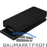 Gegenkasten Studio 1121 10.155, Alu schwarz RAL 9005
