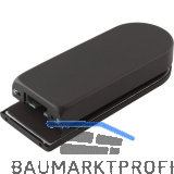 Gegenkasten Studio Rondo 10.220, Aluminium schwarz matt RAL 9005