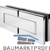 DORMA-Glas Duscht�rband MORANO S1 180� Glas-Glas, Messing glanzverchromt