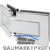 DORMA-Glas Duscht�rband MORANO S1 135� Glas-Glas, Messing glanzverchromt