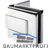 DORMA-Glas Duscht�rband MORANO S1 XL 90� Glas-Wand, Messing glanzverchromt