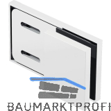 DORMA-Glas L�ngsverbinder 180� Glas-Wand MORANO S1,S1XL/TANORA S1,S2,verchromt