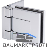 DORMA-Glas Duscht�rband TANORA S1 90� Glas-Wand, Messing glanzverchromt