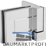 DORMA-Glas Duscht�rband TANORA S2 90� Glas-Wand, rechts, Messing glanzverchromt