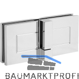 DORMA-Glas Duscht�rband TANORA S2 180� Glas-Glas, rechts, Messing glanzverchromt