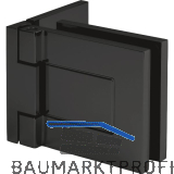 DORMA-Glas Duscht�rband TANORA S1 90� Glas-Wand, Messing schwarz matt RAL 9005