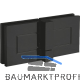 DORMA-Glas Duscht�rband TANORA S2 180� Glas-Glas, rechts, Messing schwarz matt