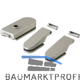 Beschlagsgarnitur Studio Rondo unversperrbar, Edelstahl-Effekt (10.101)