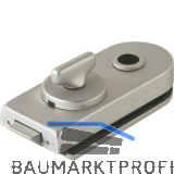 Schloss Studio Rondo WC m. Riegelolive, Edelstahl-Effekt (10.206)