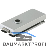 Schloss Studio Classic unversperrbar, Glas 8 mm, silber eloxiert (10.002)