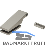 DORMA-Glas Bandoberteil mit H�lse Studio Classic 10.021, Edelstahl-Effekt