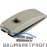 Schloss Studio Arcos unversperrbar, Glas 8 mm, Edelstahl-Effekt (24.201)