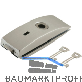 Schloss Studio Arcos BB mit 2 Schl�sseln, Edelstahl-Effekt (24.203)