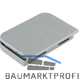 Gegenkasten Junior Office 11.207, rechts, Aluminium silber eloxiert